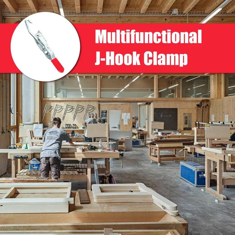 J Hook Drawer Latch Draw Latch Pull Action Toggle Clamp Quick Holding 375 Lbs Holding Capacity Multipurpose Antislip Impact