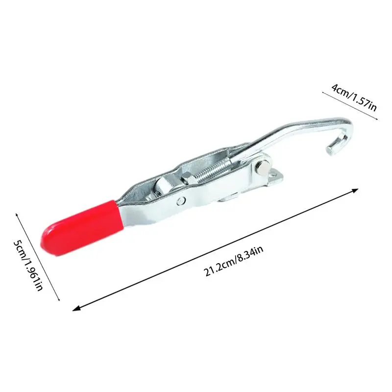 J Hook Drawer Latch Draw Latch Pull Action Toggle Clamp Quick Holding 375 Lbs Holding Capacity Multipurpose Antislip Impact