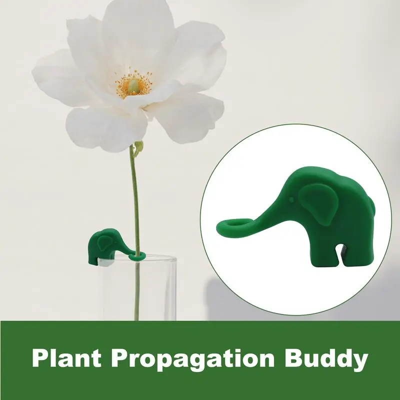 Plant Nurturing Decorative Support Propagation Buddy Plant Support Elephant Shape Flower Support Plant Fixed Clip Plant Grafting