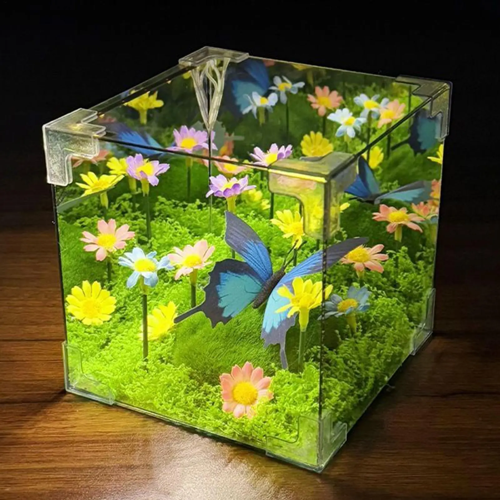 Butterfly Nightlight Butterfly Night Ambiance Lighting Decoration Plug-And-Play Ambiance Nightlight Forests Landscape Night