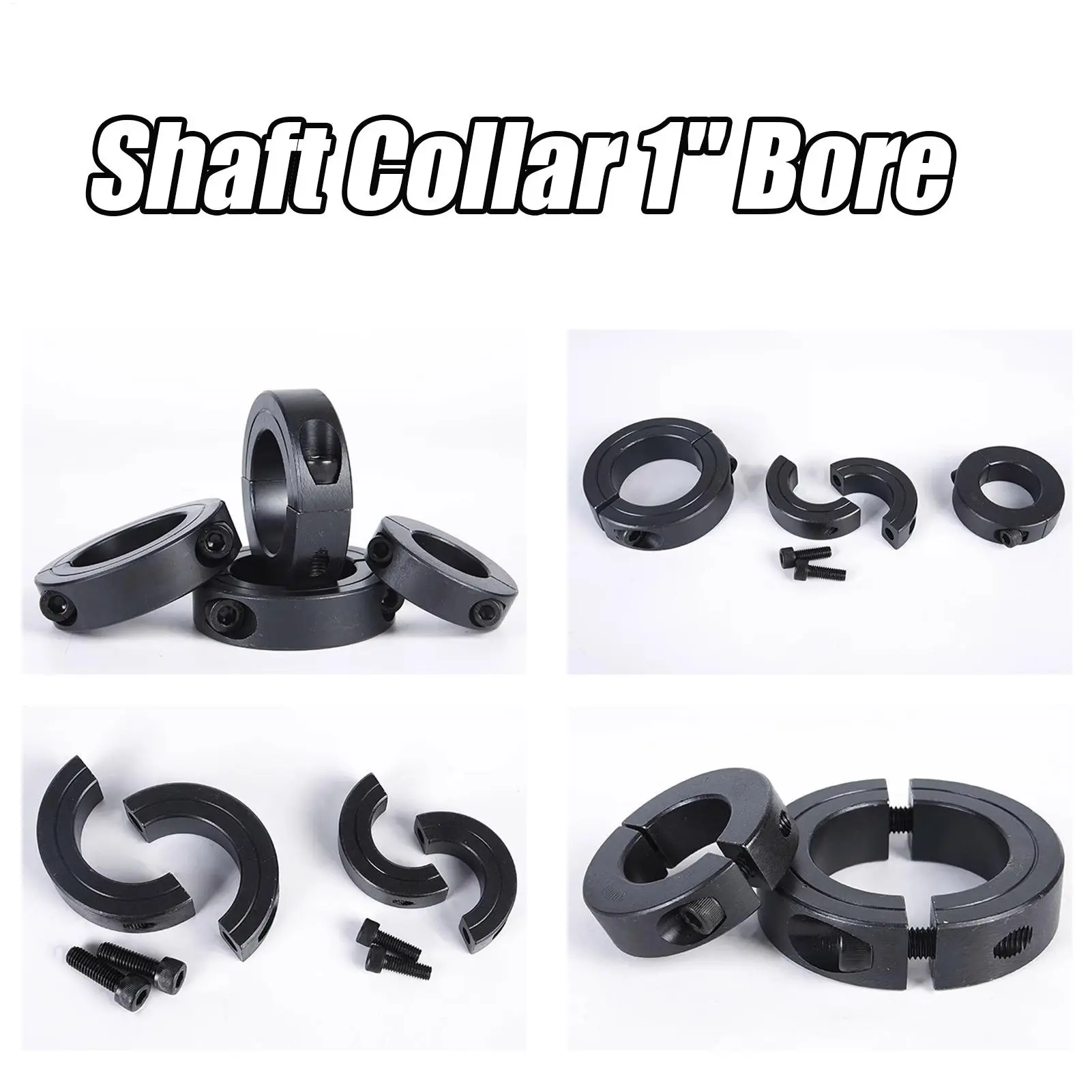 Shaft Collar Clamp Industry Locking Bore Thickened Double-Opening Clamp For Precise Industrial Mechanical Maintenance Assembly