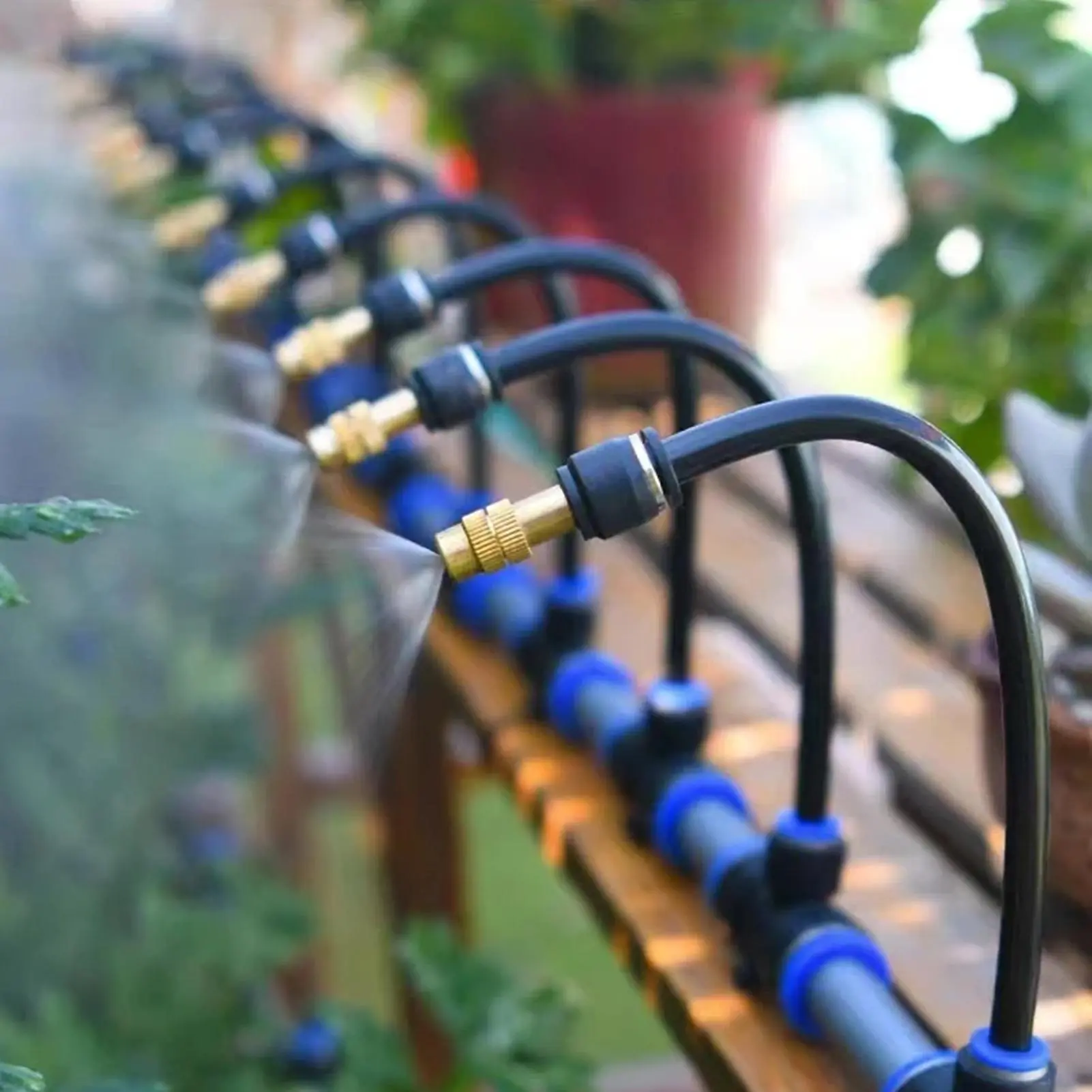 Garden Watering System 360 Degree Bendable Automatic Drip System Home Gardening Equipment For Balcony Orchard Landscape