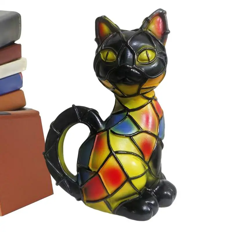Animal Led Table Lamp Creative Resin Ambient Light Resin Stained cat/dog Lamp Ornament Cute Animal Themed Table Lamp