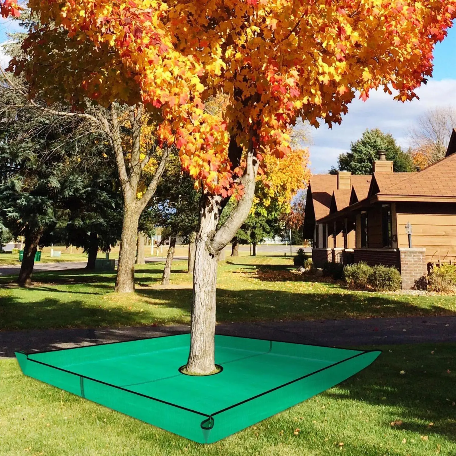 Landscape Tarp Lawn Fabric Heavy Duty Waterproof Barrier Mats 79 X 79 Inches GrassControl Cover Blocker For Outdoor Yard Lawn