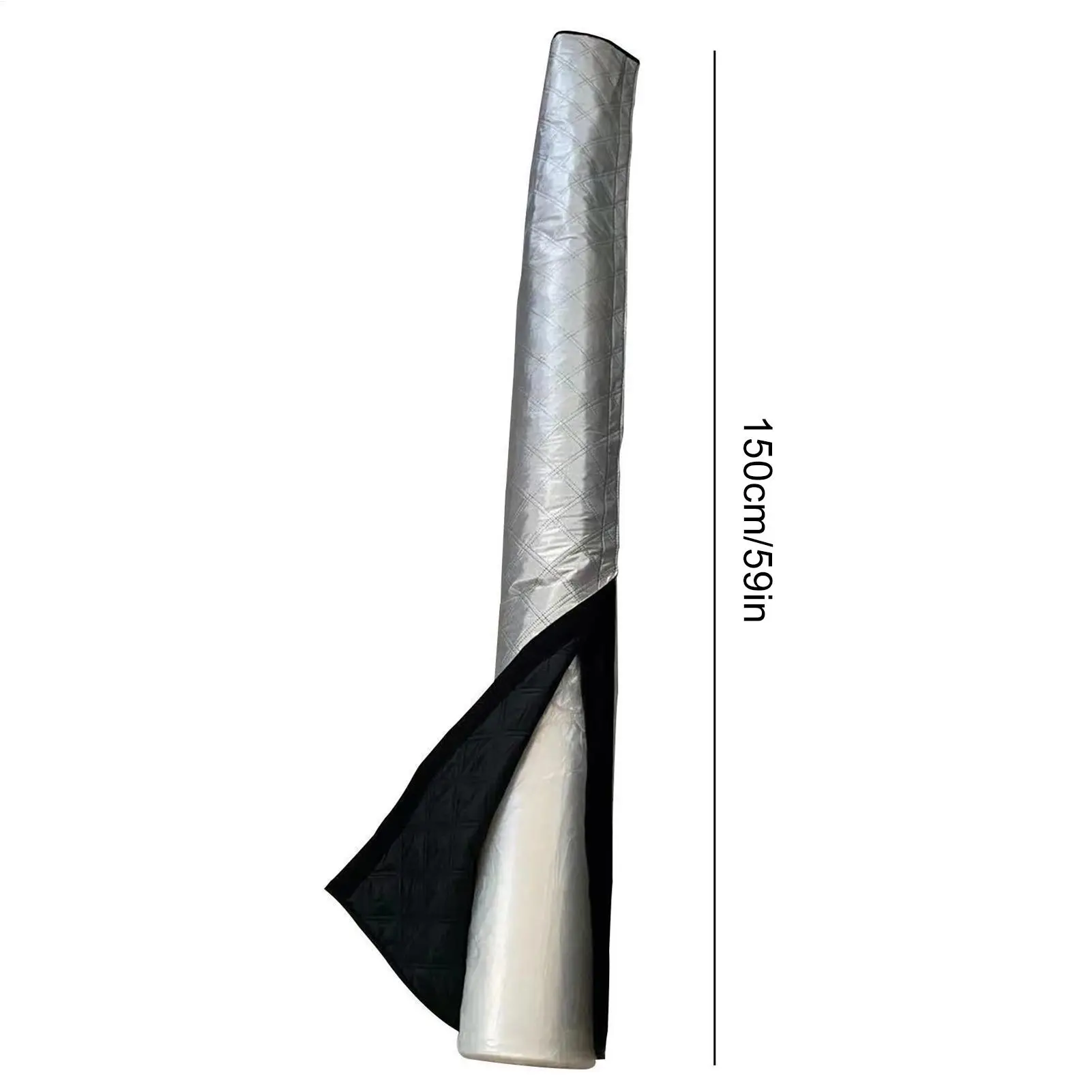 Air Conditioner Hose Cover Wrap Long Exhaust Hoses Tube Wrap Waterproof 59Inch Ling Insulated Sleeve For Energy Efficiency Guard
