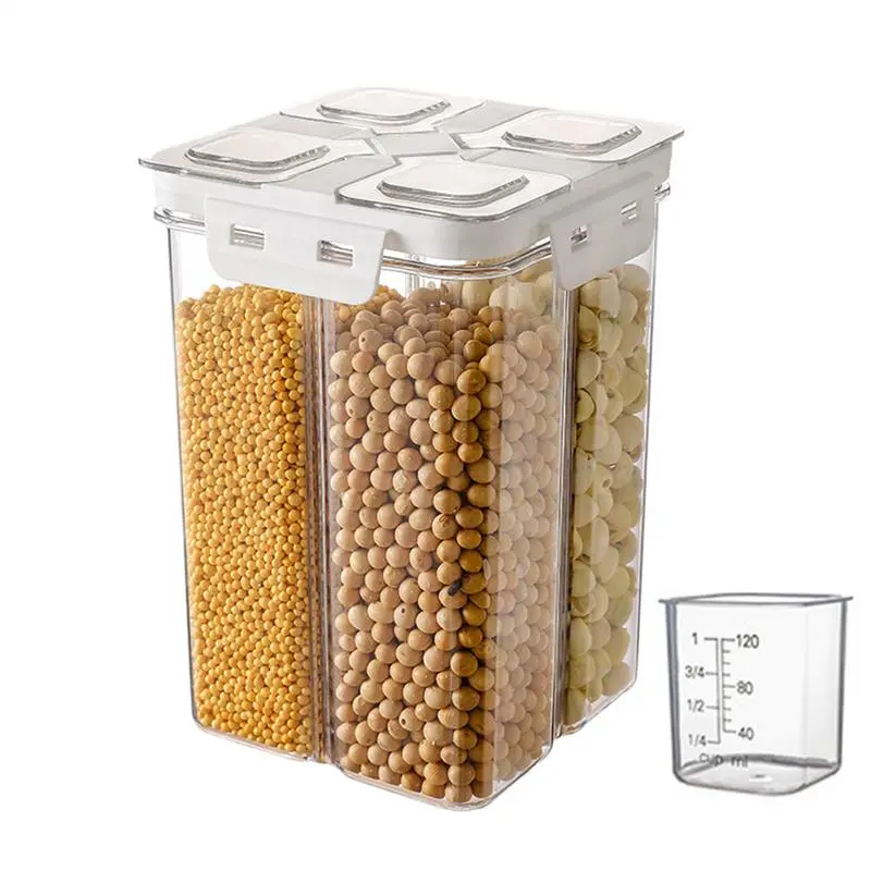 Rice Grain Storage Container Measuring Cup Leak Resistant Dry Food Bucket Dispenser Grain Container Bucket Grain Storage Tank