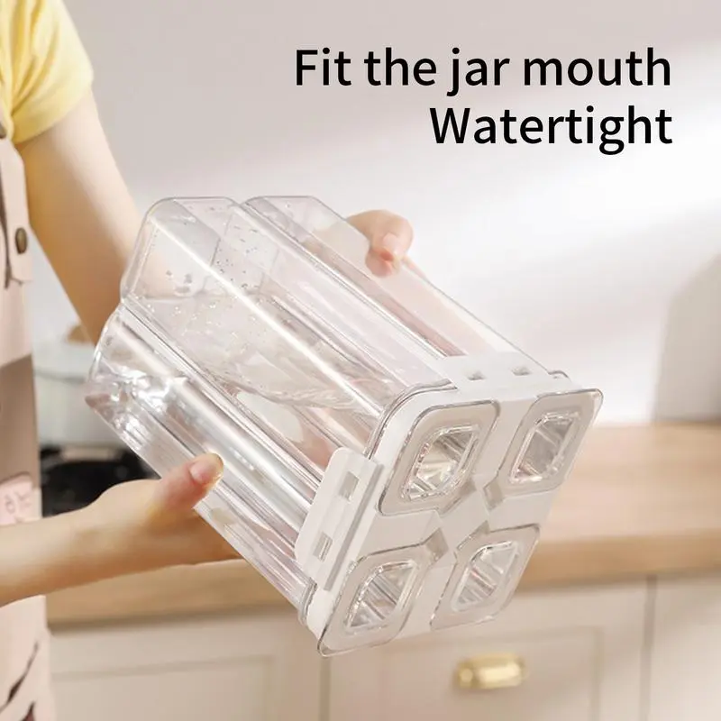 Rice Grain Storage Container Measuring Cup Leak Resistant Dry Food Bucket Dispenser Grain Container Bucket Grain Storage Tank