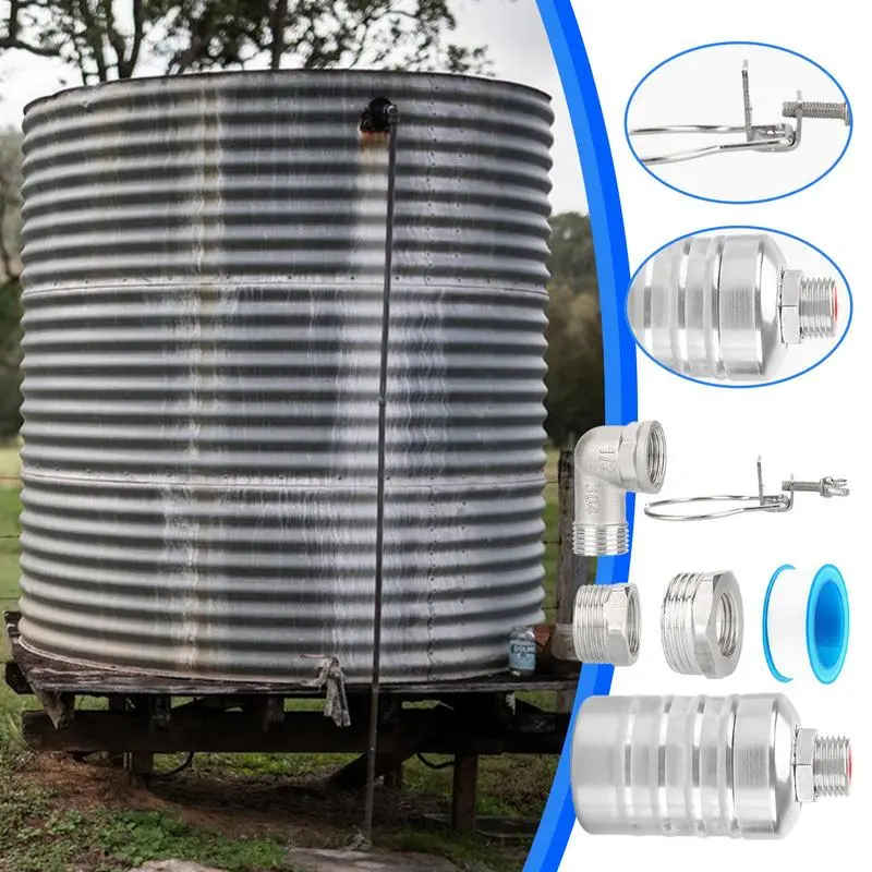 Tank Float Valve Stainless Steel Water Control Float Valve Residential No Electricity Needed Automatic Controller For Pond