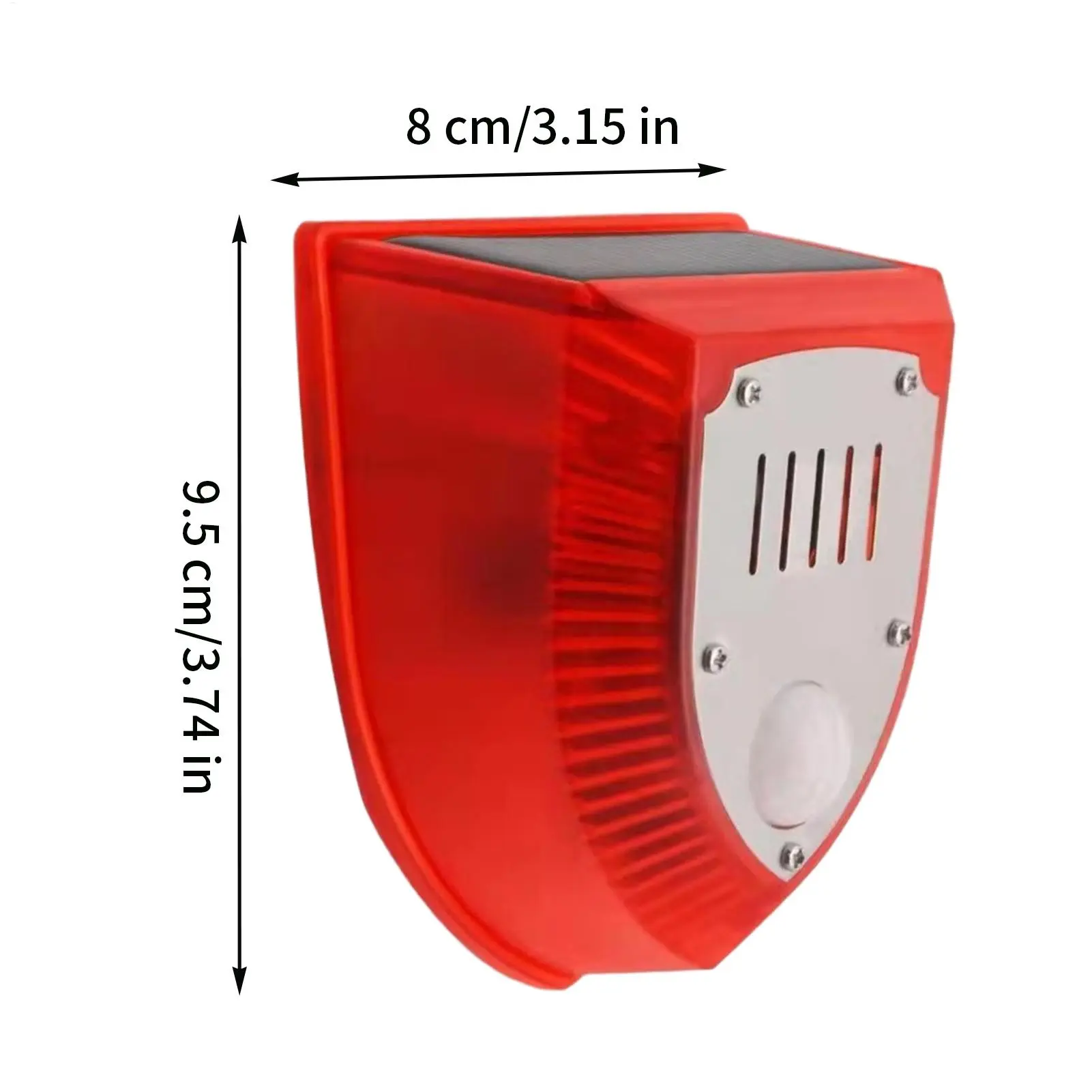 Outdoor Motion Sensor Alarm Wide Coverage Animal Away Device Weatherproof Solar Motion Sensor Drive Device For Driveway Orchard
