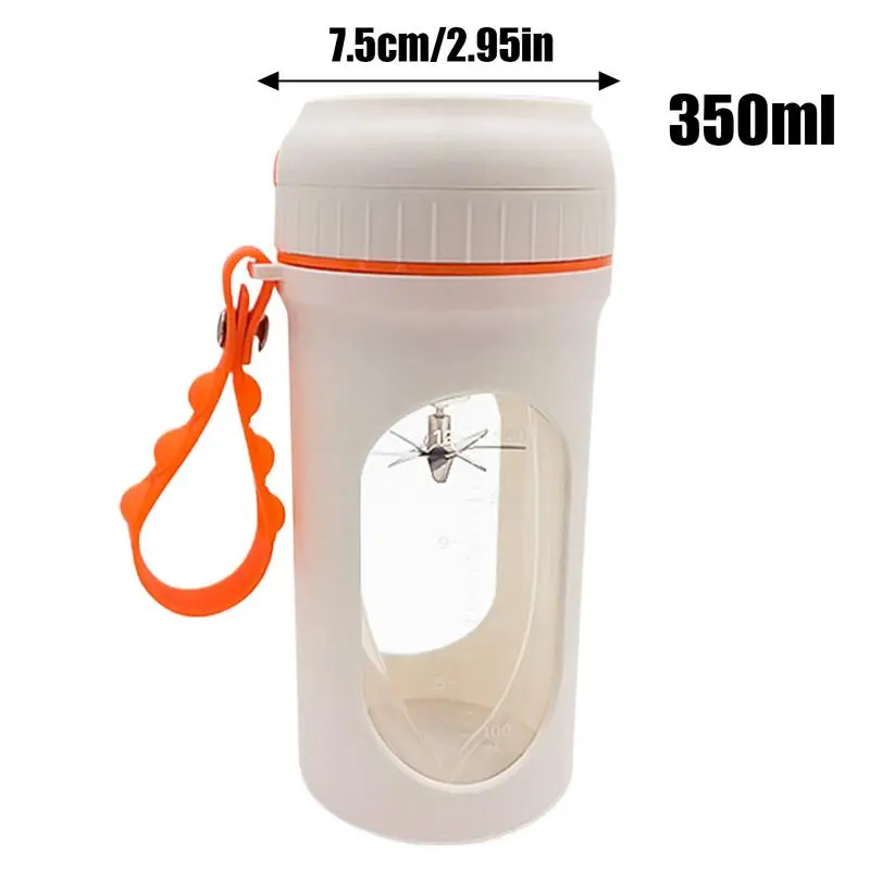 Portable Juicer Wireless Charging Electric Smoothies Maker 350ml Automatic Fruit Juicer With Built-in Safety Button For