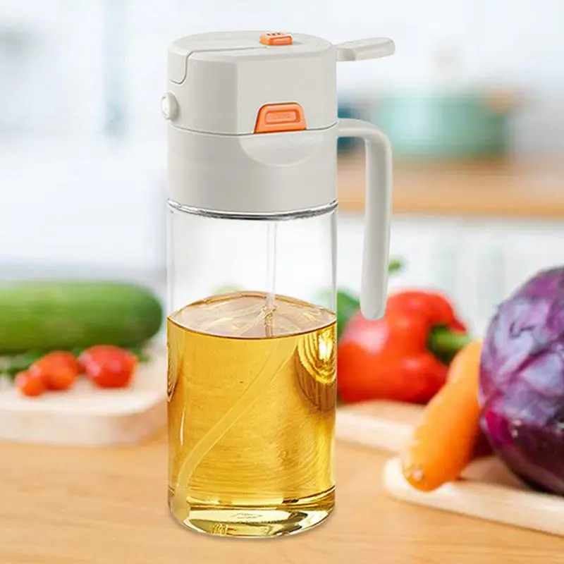 Olive Oil Dispenser Bottle Olive Oil Sprayer And Pourer For Grilling Glass Oil Spritzer Pourer Oil Dispenser Bottle For Grilling