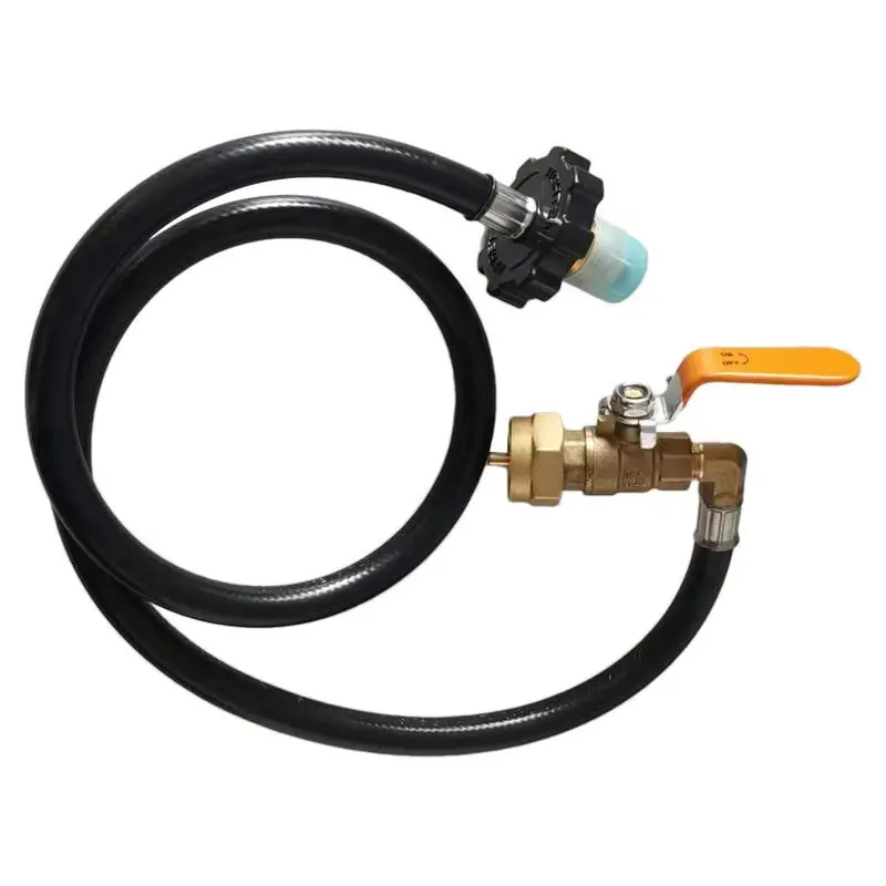 Propane Refill Adapter Hose, 91cm Long Propane Extension Hose, For 1 LB Propane Tank Propane Adapter Hose With ON/Off Control