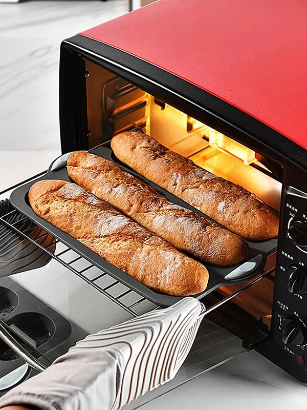 Sandwich Baking Liners Non-stick Loaf Pan Sandwich Baking Liners 24x34.5cm/9.4x13.6inch French Bread Pan Silicone Professional