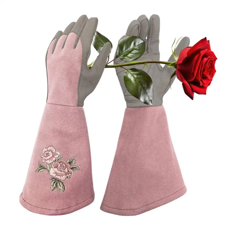 Gardening Gloves Long Protection Mitten Yard Thorn Proof Garden Long Sleeves Gloves Garden Yard Gloves Working Mitten