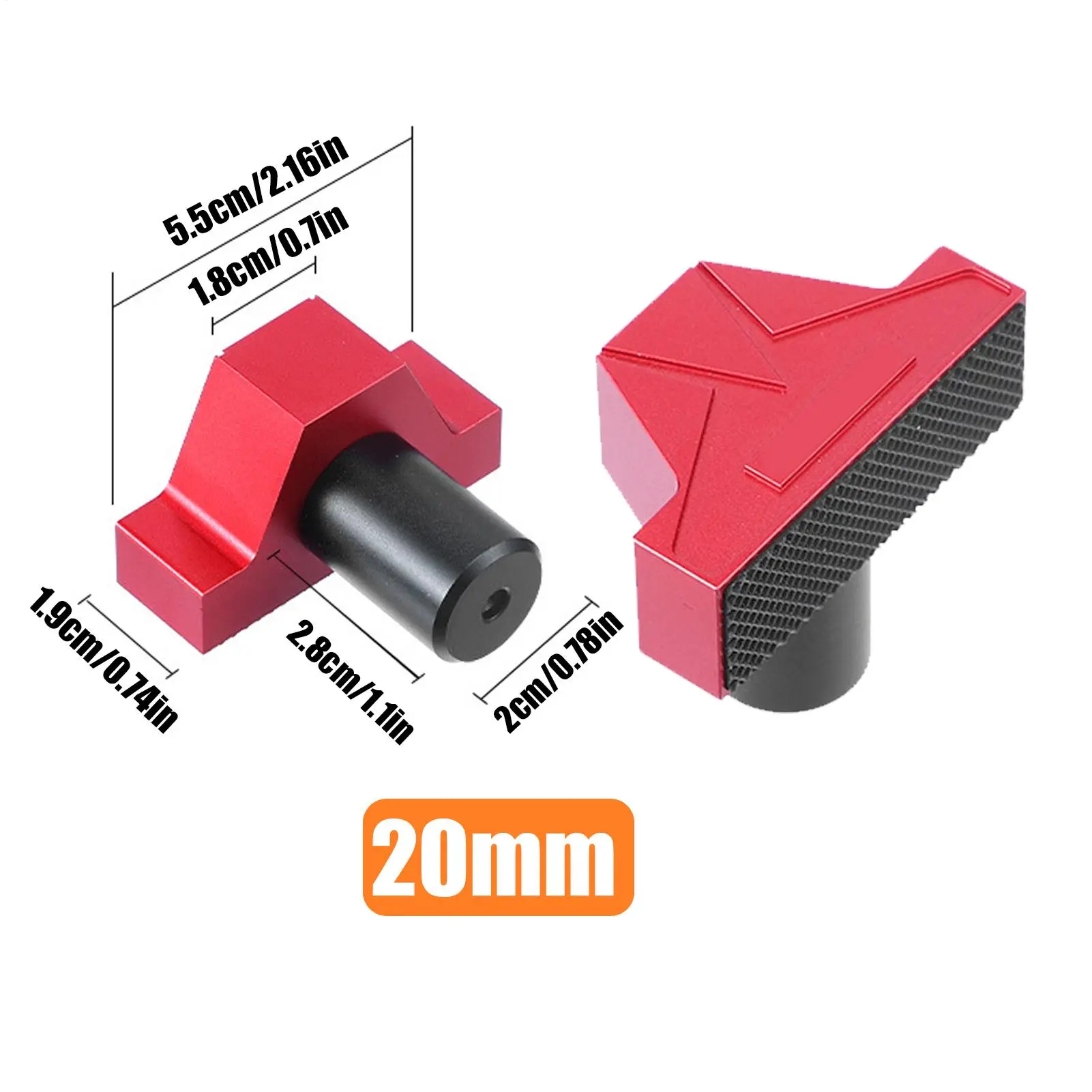 Bench Dog 2 Piece Peg Clamp Non-Slip Tools Accessories Stopper For Carpentry Crafts Furniture-Making Home Workshop