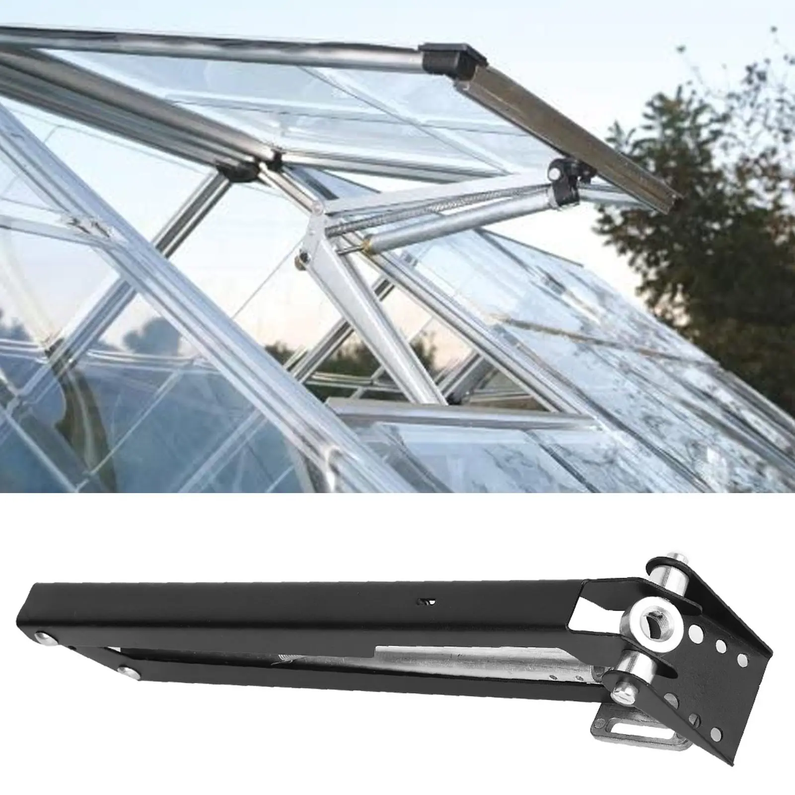 Greenhouse Window Opener Kit Aluminum Alloy Automatic Ventilation Tools Agricultural Supply Automatic Window Opener Garden Tools