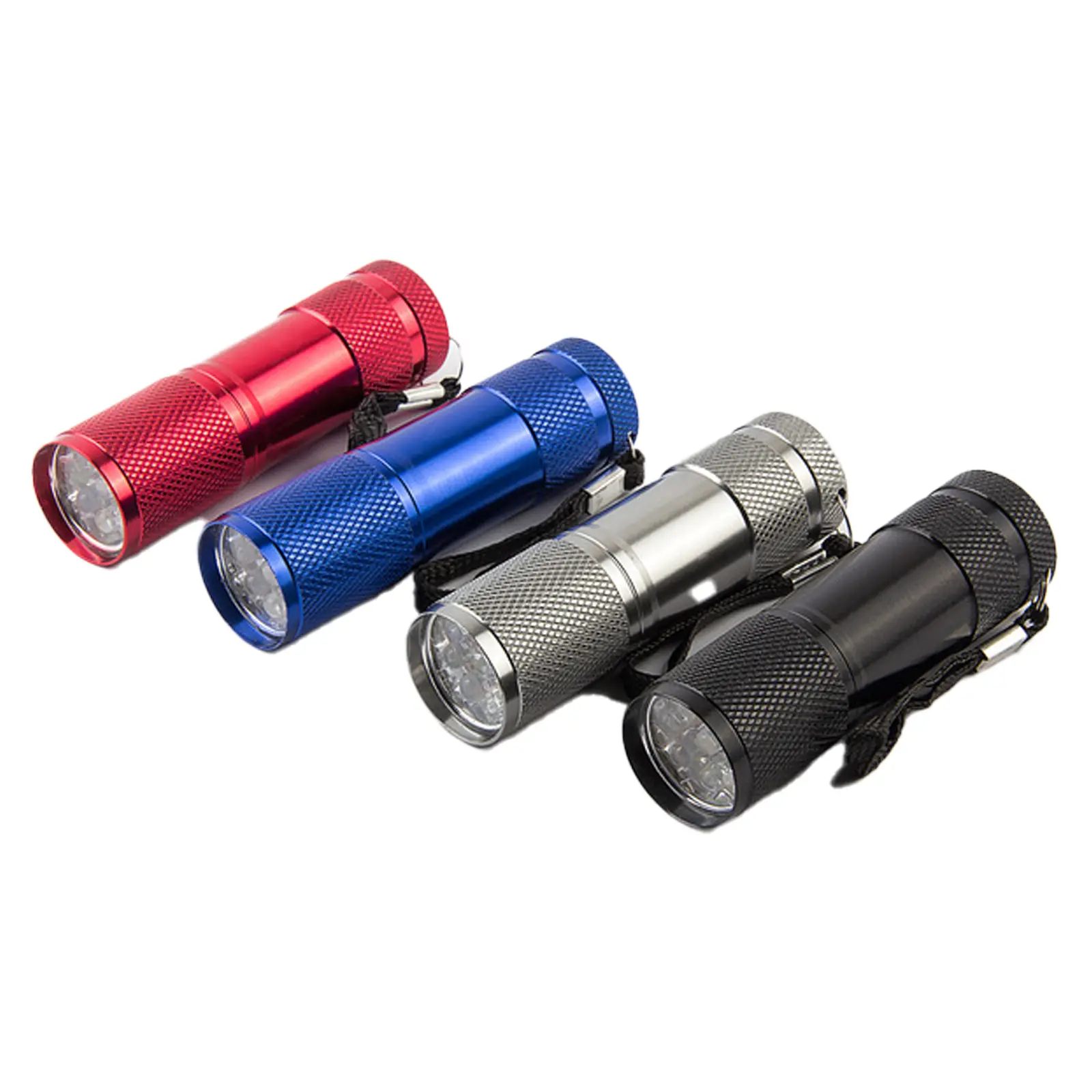 9 LED Ultraviolet Flashlight UV Flashlight for Detecting Urine Pet Stains Banknotes Other Pests with Purple Light Flashligh 1 Pc