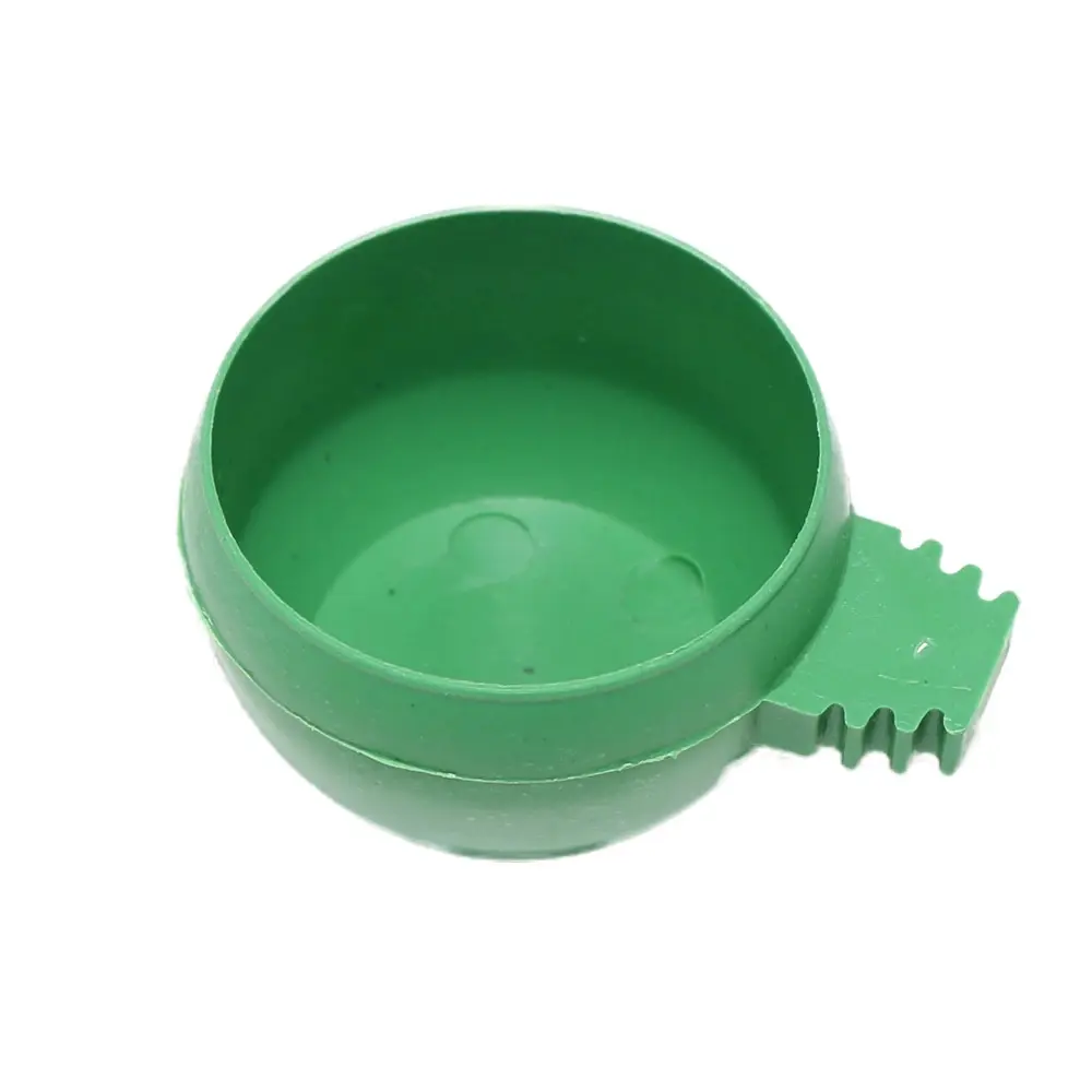 5 Pcs Bird drinking cup Parrot Feeder Aviculture equipment Color feeding trough Cages Birdcage Hanging Quail Feeder Bowl