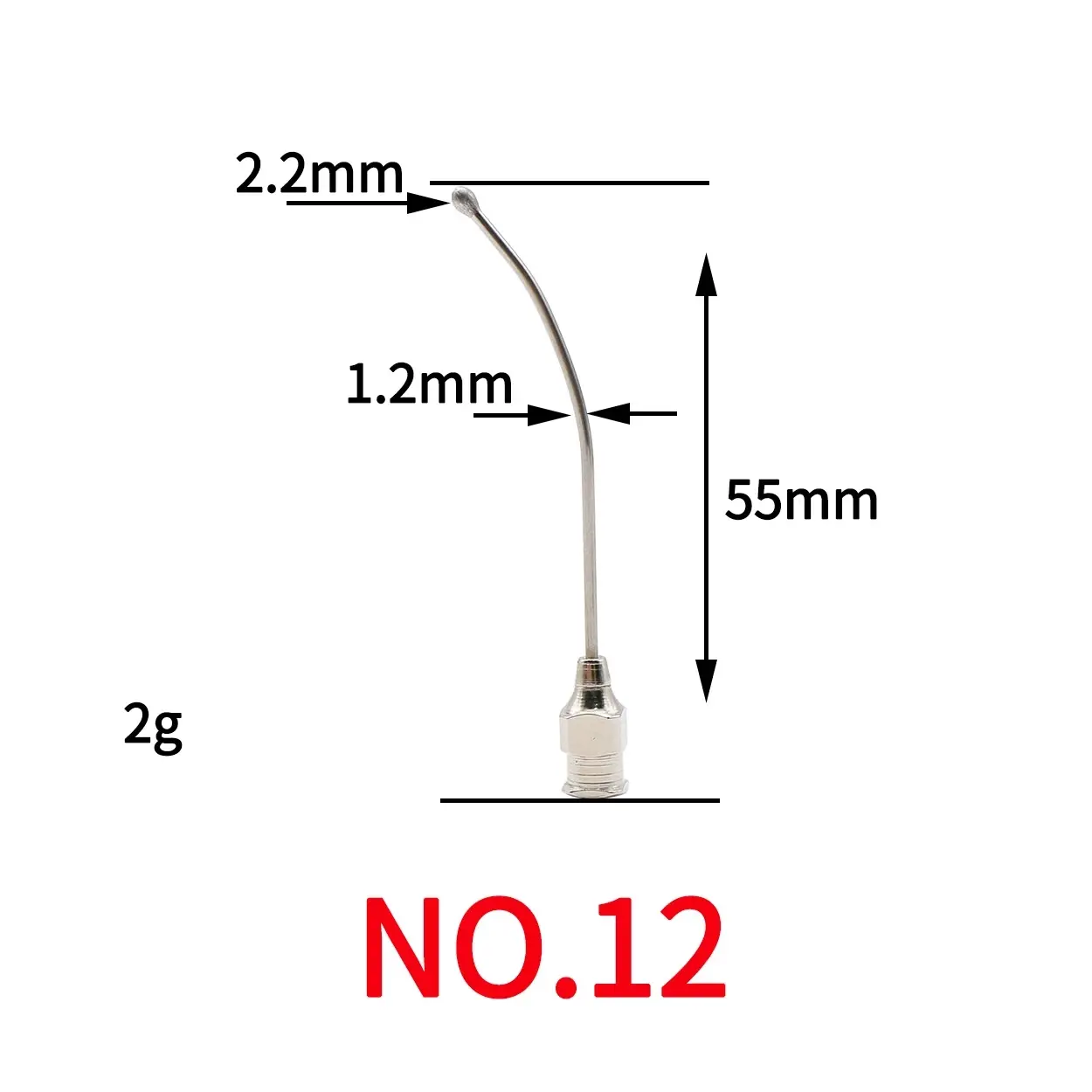 1Pc Stainless Steel Birds Feeding Syringe Bend Needles and Parrots/Birds/Poultry/Pets Straight Elbow Gavage Needles