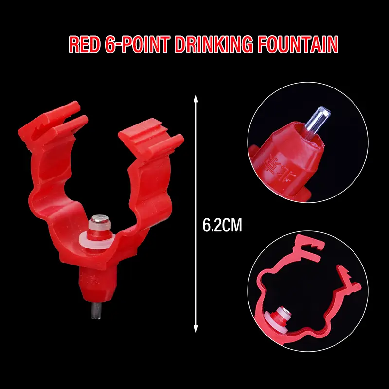 10pcs Chicken Drinker Nipple Cups Automatic Poultry Water 25/20 mm Pipes Ball Nipple Poultry Feeding Waterer Tools