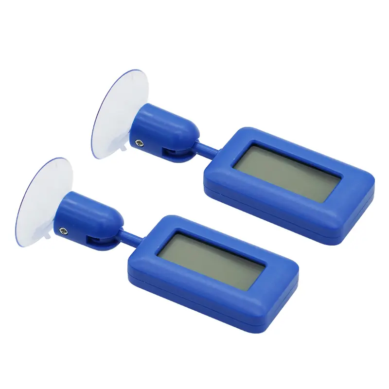 Mini LCD Digital Thermometer Hygrometer Indoor Temperature Sensor Humidity Meter Gauge 360 Degree Rotating with Suction Cup 1Pcs