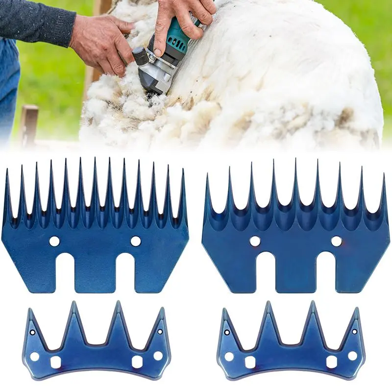 Sheep Shears Comb Cutter Wool Scissors Blade Goats Alpaca Farm Clipper Scissors Parts High Toughness and Durable Wool Shears