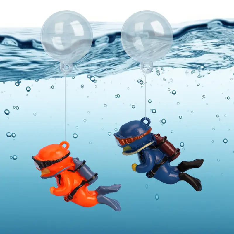 Aquarium Fish Tank Decorations Cartoon Floating Little Witch Miniature Model for Fish Tank Accessories Innovative Aquarium Decor