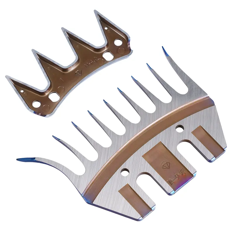 9 Tooth Blade Sheep Goat Shearing Clipper Straight/Curved Teeth Shears Convex Comb Cutter For Sheep Clipper Shears Scissors