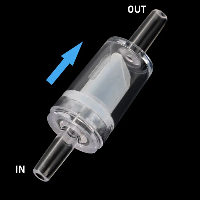 5/10pcs Plastic Aquarium Non Return One Way Check Valve Air Pump CO2 System Fish Tank Increasing Oxygen Pump Accessories