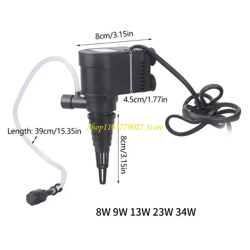 C4DF Energy Efficient Fishtanks Circulation With Double Water Flows Oxygen Boosts