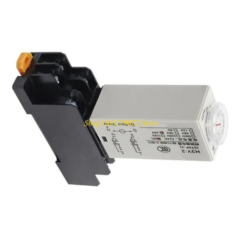 C4DF 0-60 Seconds Timers Delay Timers With Base Socket Power On Time Relays Enduring