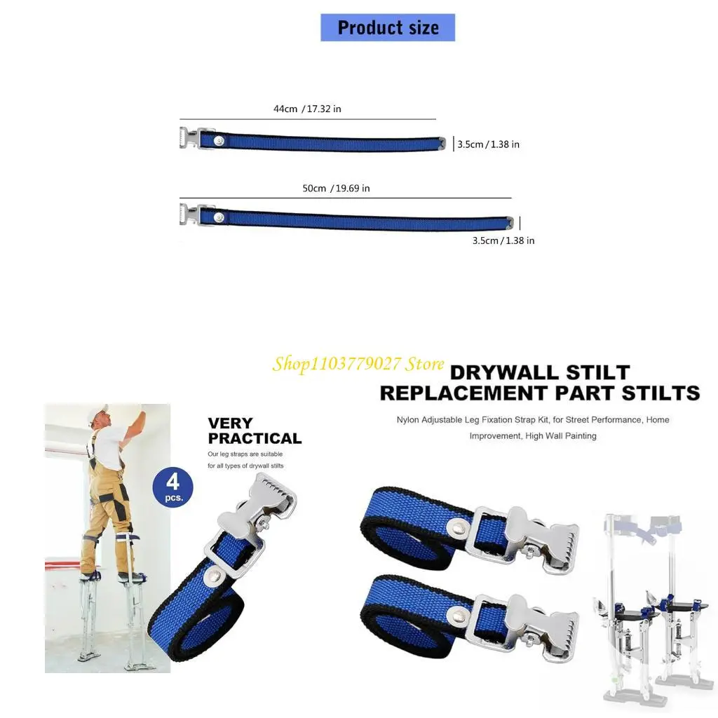 C4DF High Performances Straps with Buckles Suitable for Various Stilts Applications