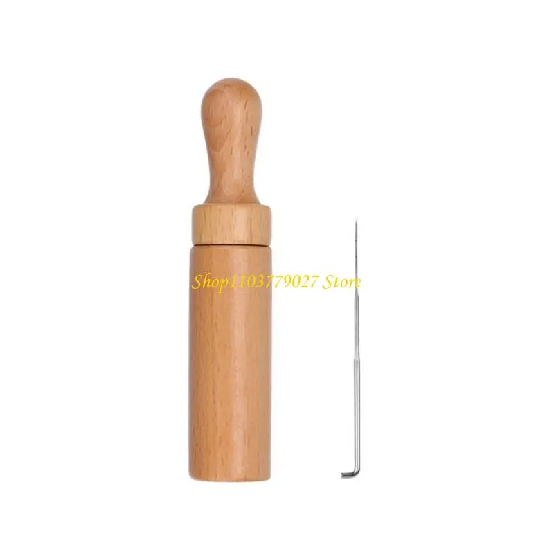 C4DF Felting Needle Handle with Felting Needle Embroidery Punching Tool for Felting