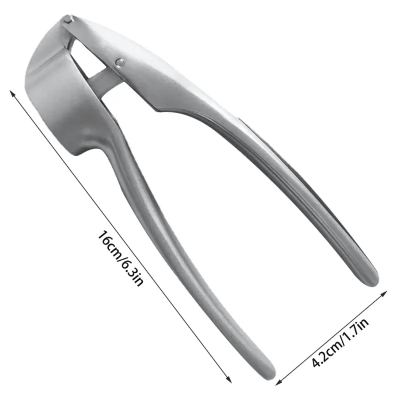 Y1UB Garlic Press Crusher Zinc Alloy Garlic Peeling Squeezer Garlic Presser