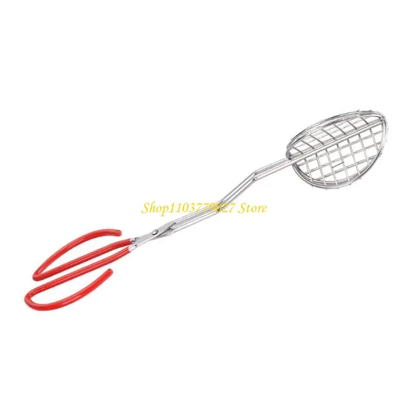 C4DF Multipurpose Tacos Shell Forming Tongs with Plastic Handle Kitchen Accessory