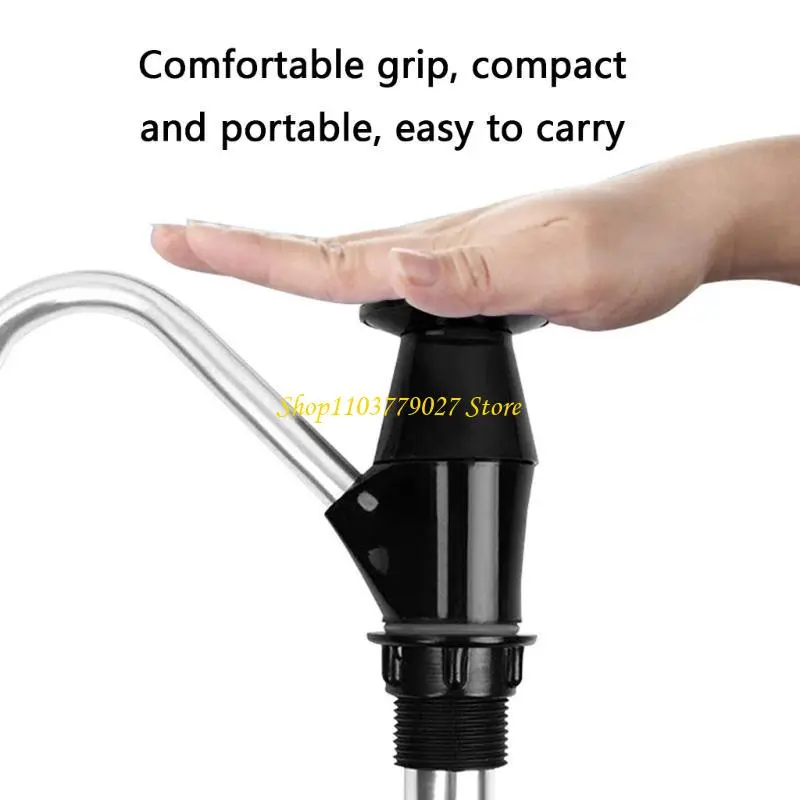 C4DF Sturdy Metal Hand Operated Water for Caravans Sinks Portable Accessory for Camping Trailers and Motorhomes