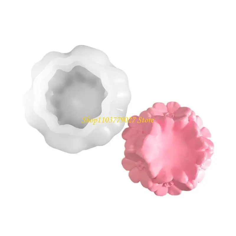 C4DF Flower Molds Rose Silicone Molds Valentines Day Plasters Molds