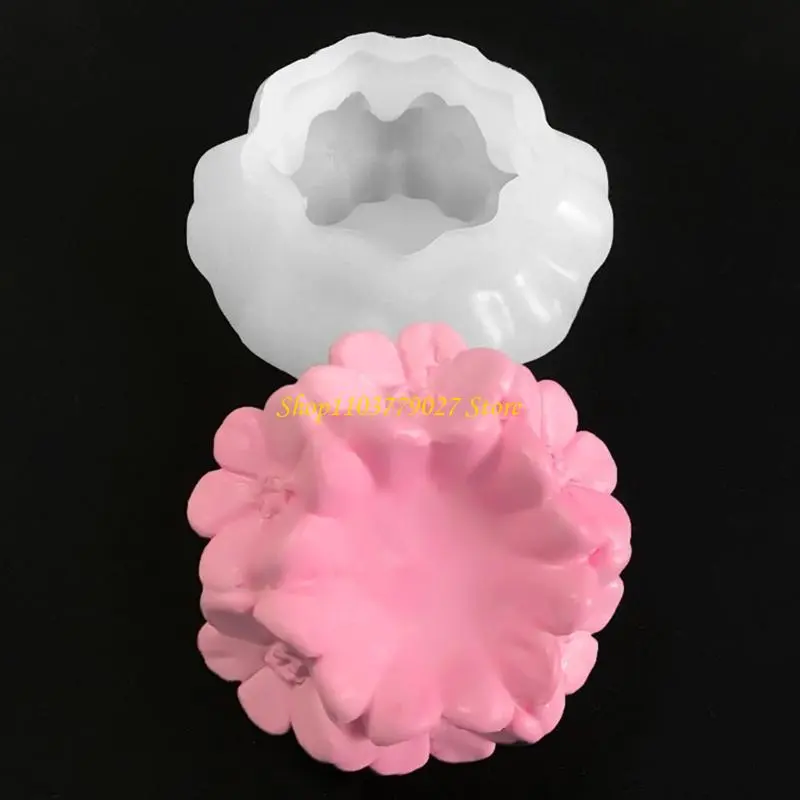 C4DF Flower Molds Rose Silicone Molds Valentines Day Plasters Molds