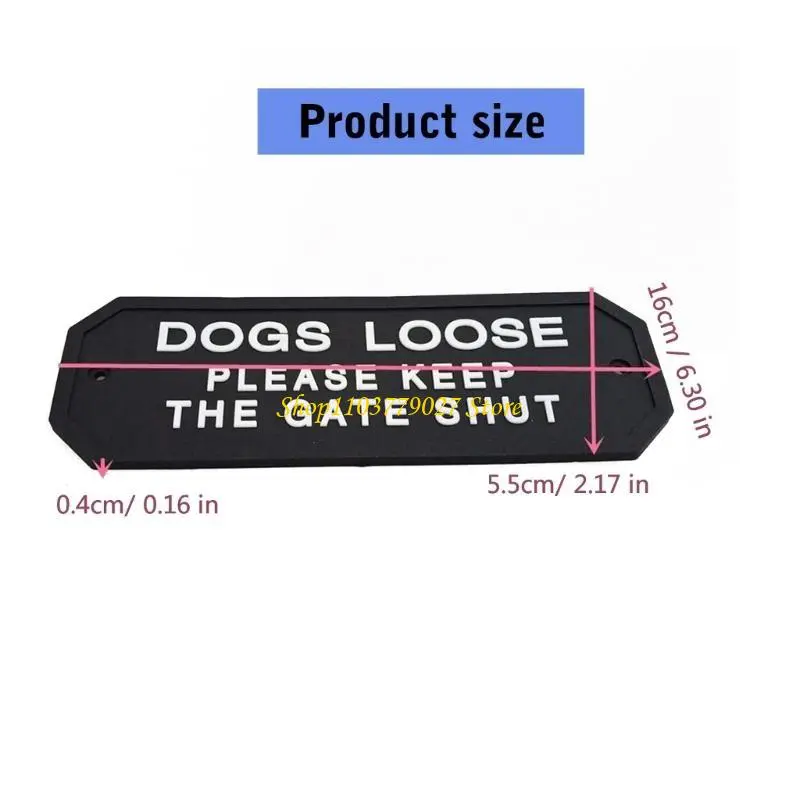 C4DF Flexible Silicone Notice Board Convenient for Informing Visitors of Dogs Loose