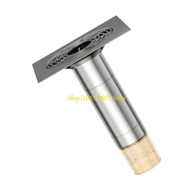 C4DF Portable Sturdy Stainless Steel Floor Drain Strainer for Household Use