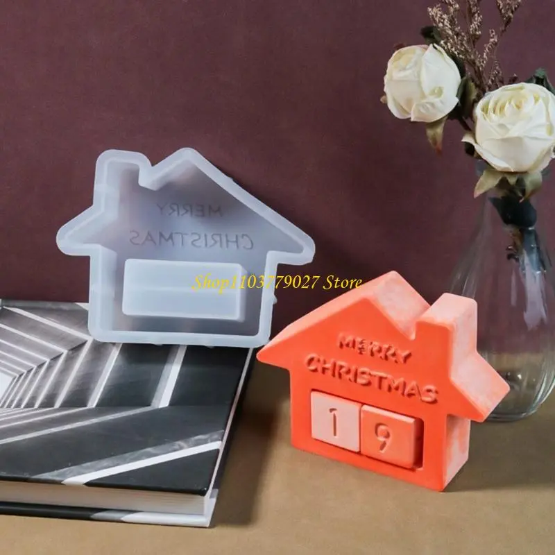 C4DF 3-in-1 Number Cube Silicone Molds Silicone Block Calendar Molds for Epoxy Resin