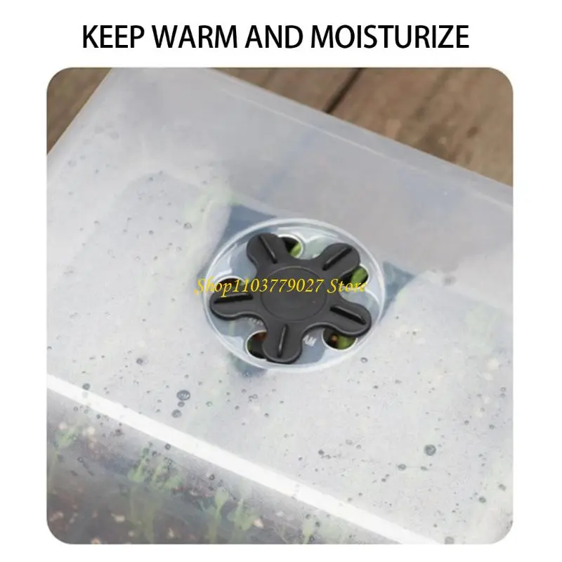 C4DF Large Capacity  Starter Tray with Vented Design for Indoor Gardening & Plant Germination Optimally Plant Development