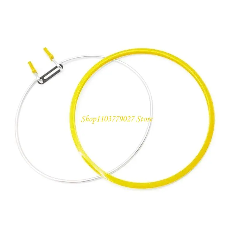 C4DF Adjustable Embroidery Hoop Stitching Frame with Spring Clip for Embroidery