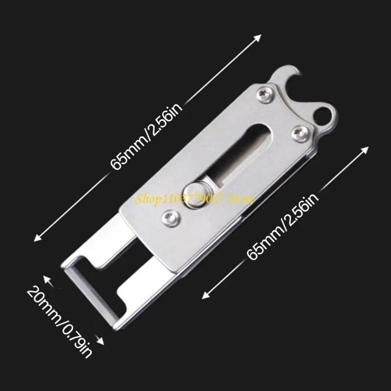 C4DF Alloy Peeler with Bottle Opener Kitchen Peeling Tool Metal Texture for Fruit
