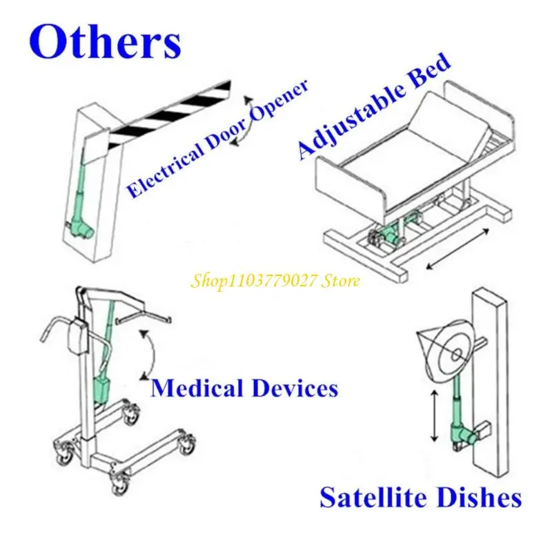 C4DF Lift Chair Switches 5V 5 Pin Straight Connectors Manual Position Control