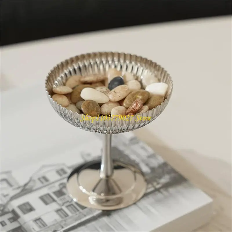 C4DF Commercial Grade 304 Stainless Steel Dessert Bowl Metal Serving Cup for Catering