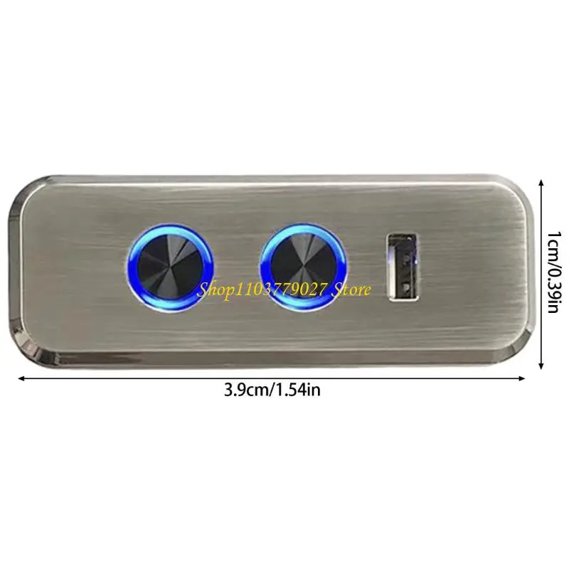 C4DF Thin Motorized Sofa Remote with Convenient USB Phone Charging Cordless Recliner Hand Control Unit ABS for Phones