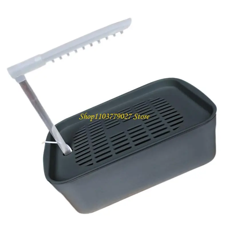 C4DF USB Power Parrots Bath Tub Automatic Water Circulation Bird Shower Basin Home Use