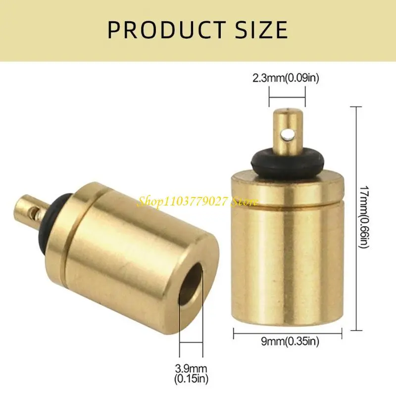C4DF Upgrades easy installs Gas Valves Adapter Brass Stove Connector for Various Stove