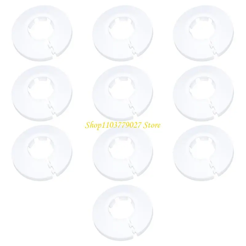 C4DF 10pcs Radiators Pipe Rosettes Floor Pipe Concealers set for Various decors Styles